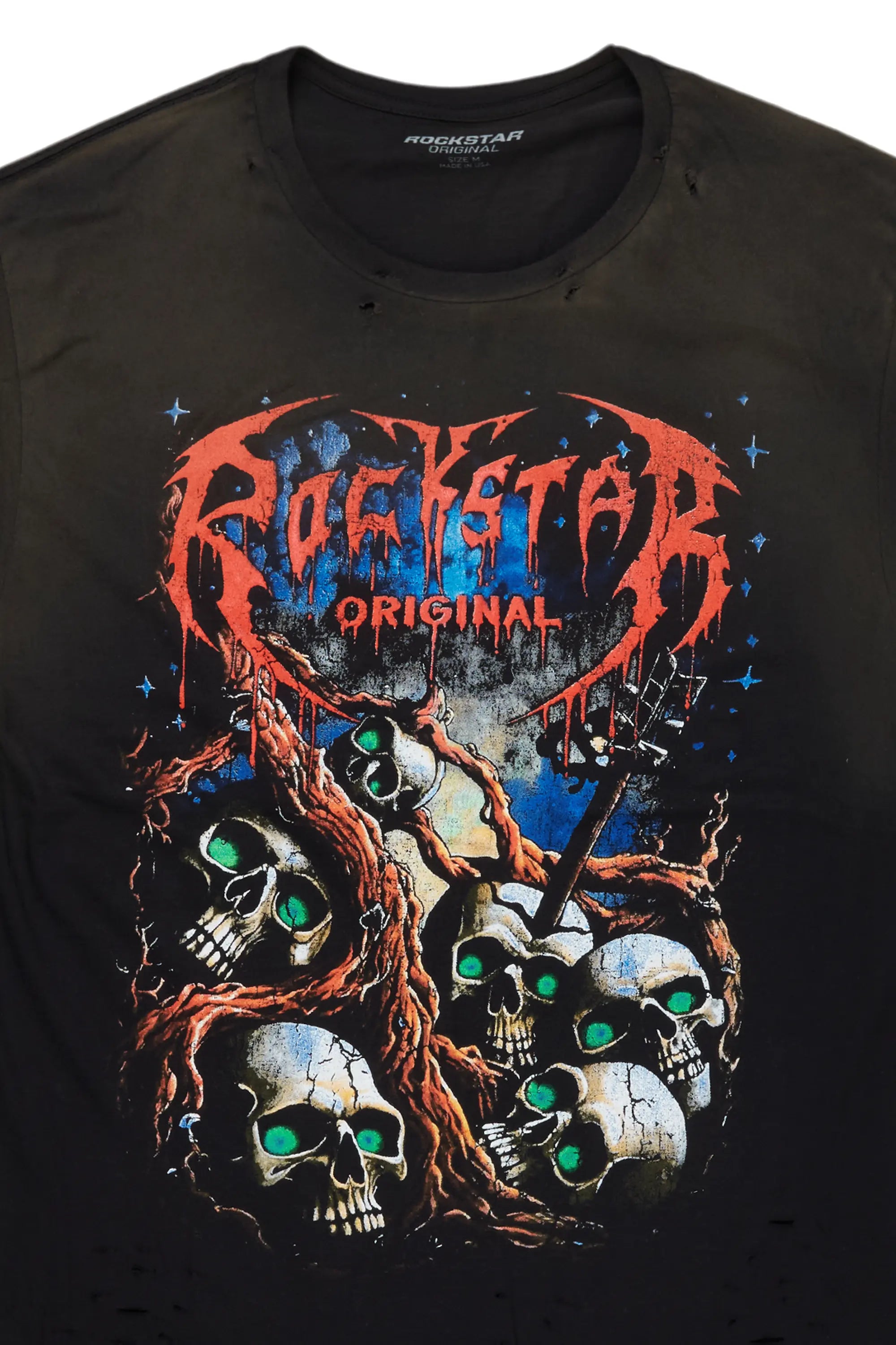 Cappy Black Graphic Oversized T-Shirt