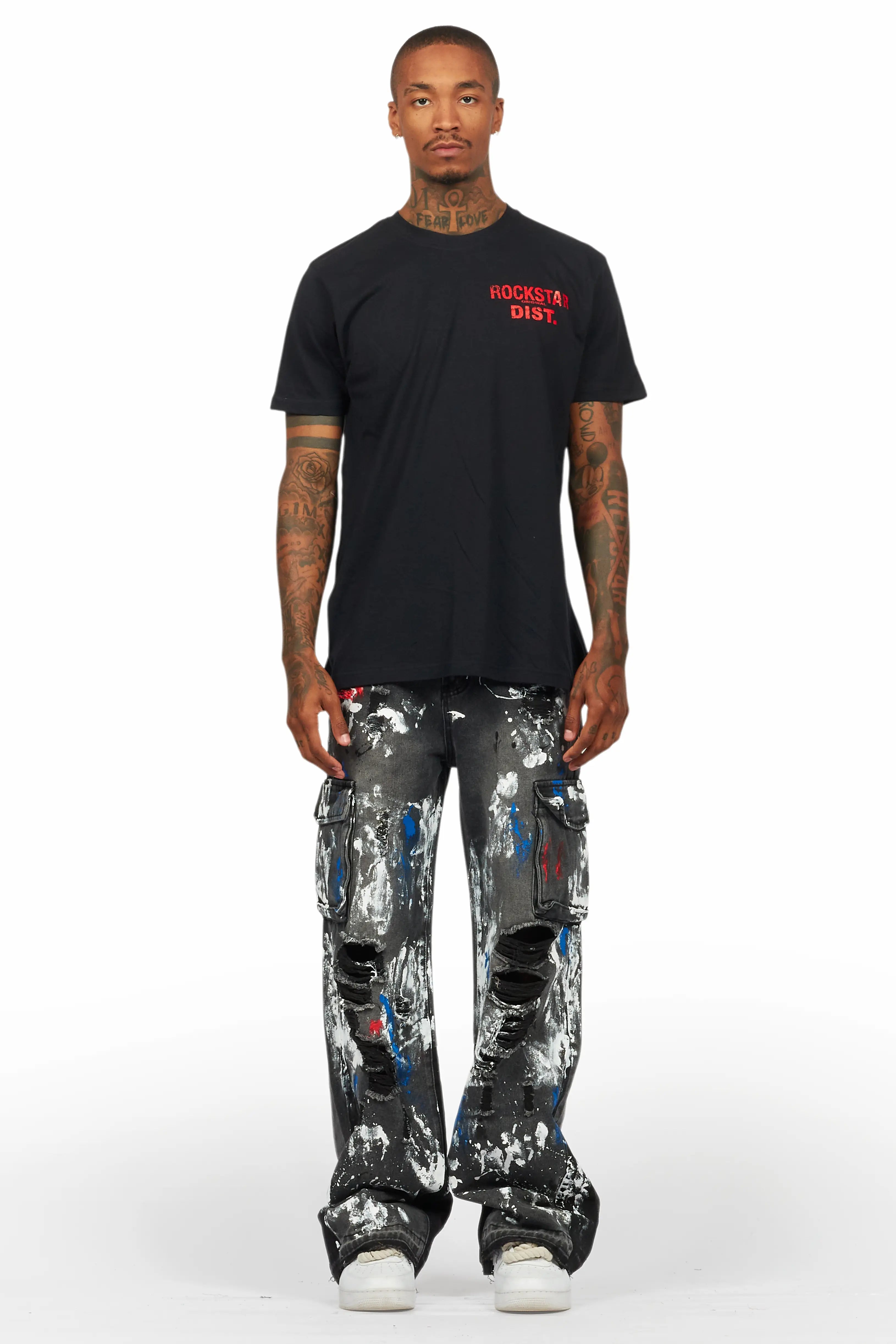 Dallin Grey Painter Baggy Cargo Jean