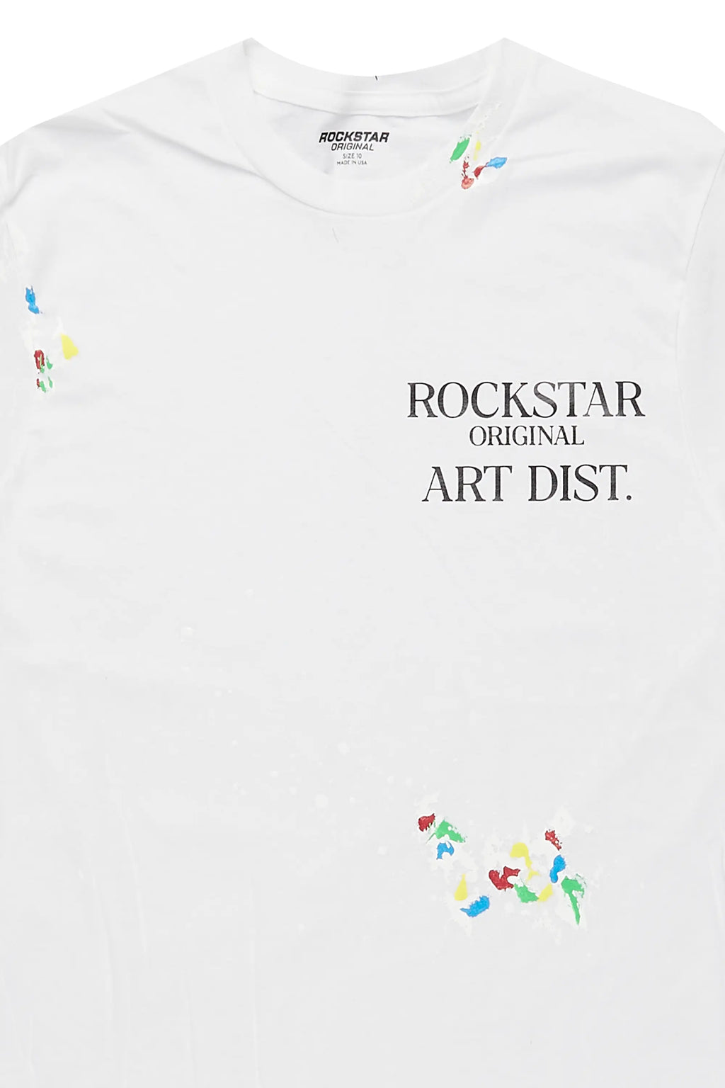 Boys Palmer White Graphic T-Shirt