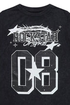 Boys Allstar Vintage Black Graphic T-Shirt