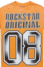 Alim Orange Oversized Graphic T-Shirt