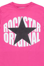 Girls Mia 2.0 Fuchsia/Black Graphic T-Shirt