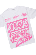 Tiffiany White Tee & Zariyah Tinted Dark Wash Jean Set