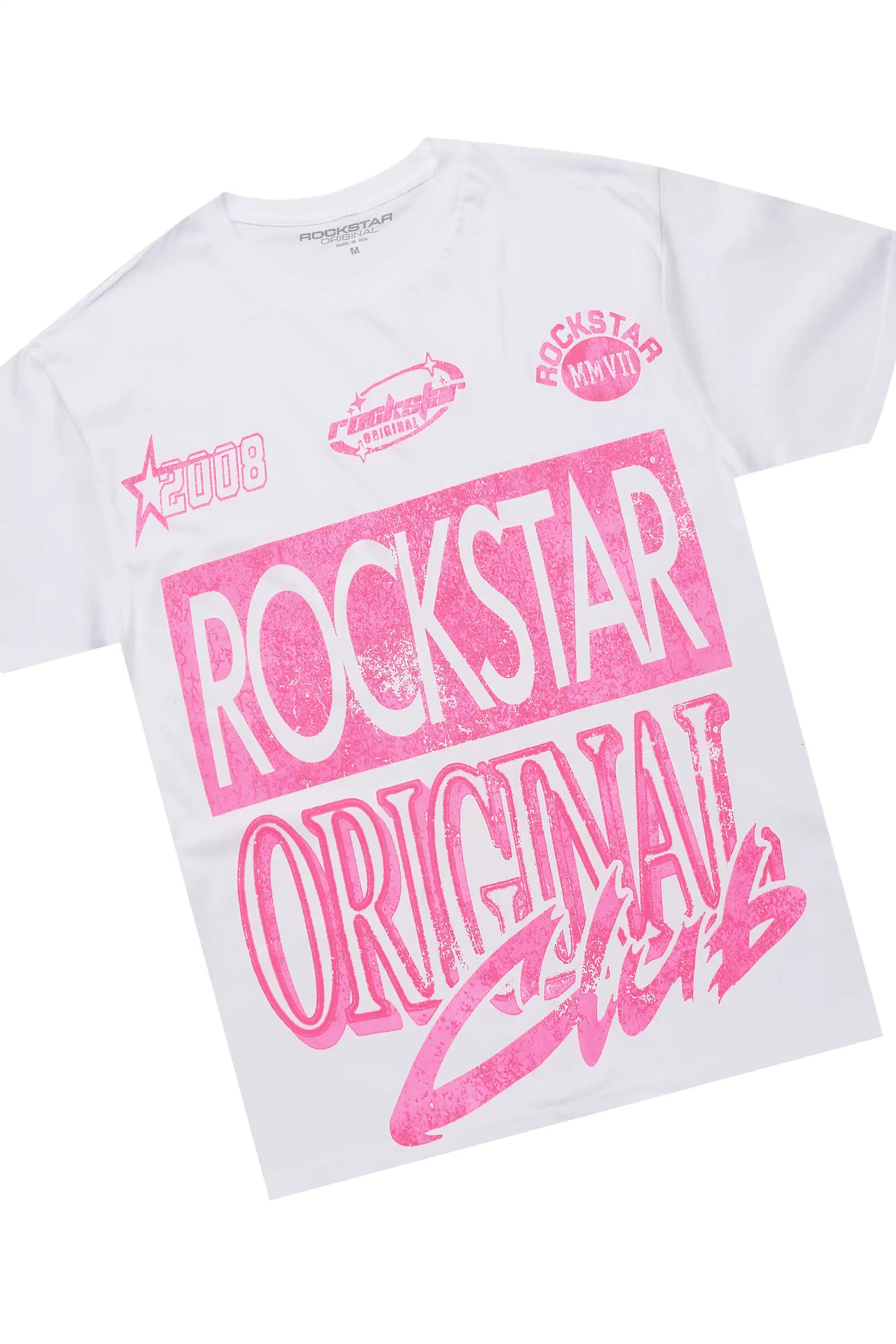 Tiffiany White Tee & Zariyah Tinted Dark Wash Jean Set