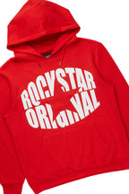 States Red Hoodie Stacked Flare Track Set