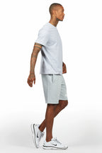 Sana Heather Grey Short Set