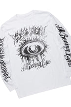 All Seeing Eyes White/Beige Long Sleeve T-Shirt/Baggy Pant Set