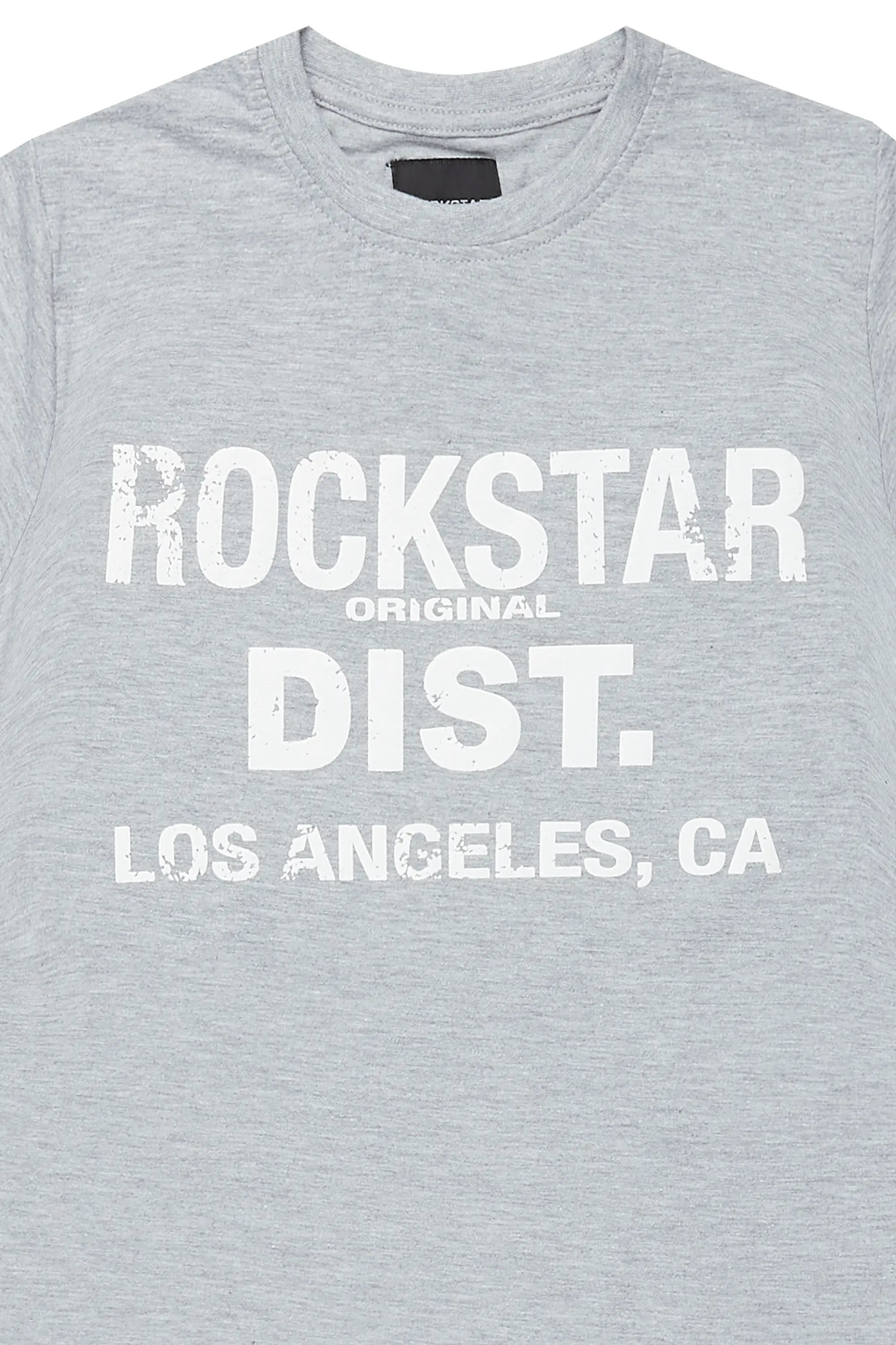 Boys Koen Grey Graphic T-Shirt