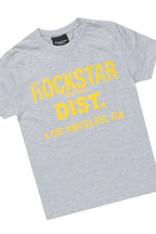 Boys Koen Grey/Tree Camo T-Shirt/Stacked Flare Jean Set