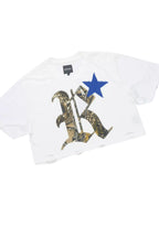 Delgera White/Royal Blue T-Shirt Trackset