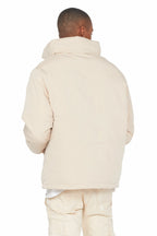 Jon Beige Puffer Jacket