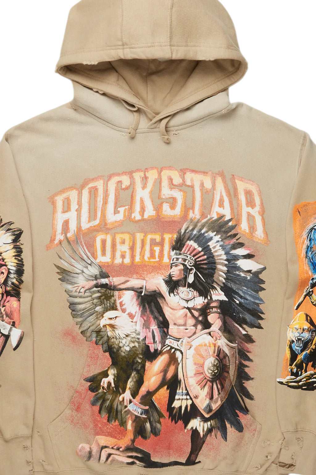 Ferris Oatmeal Graphic Hoodie