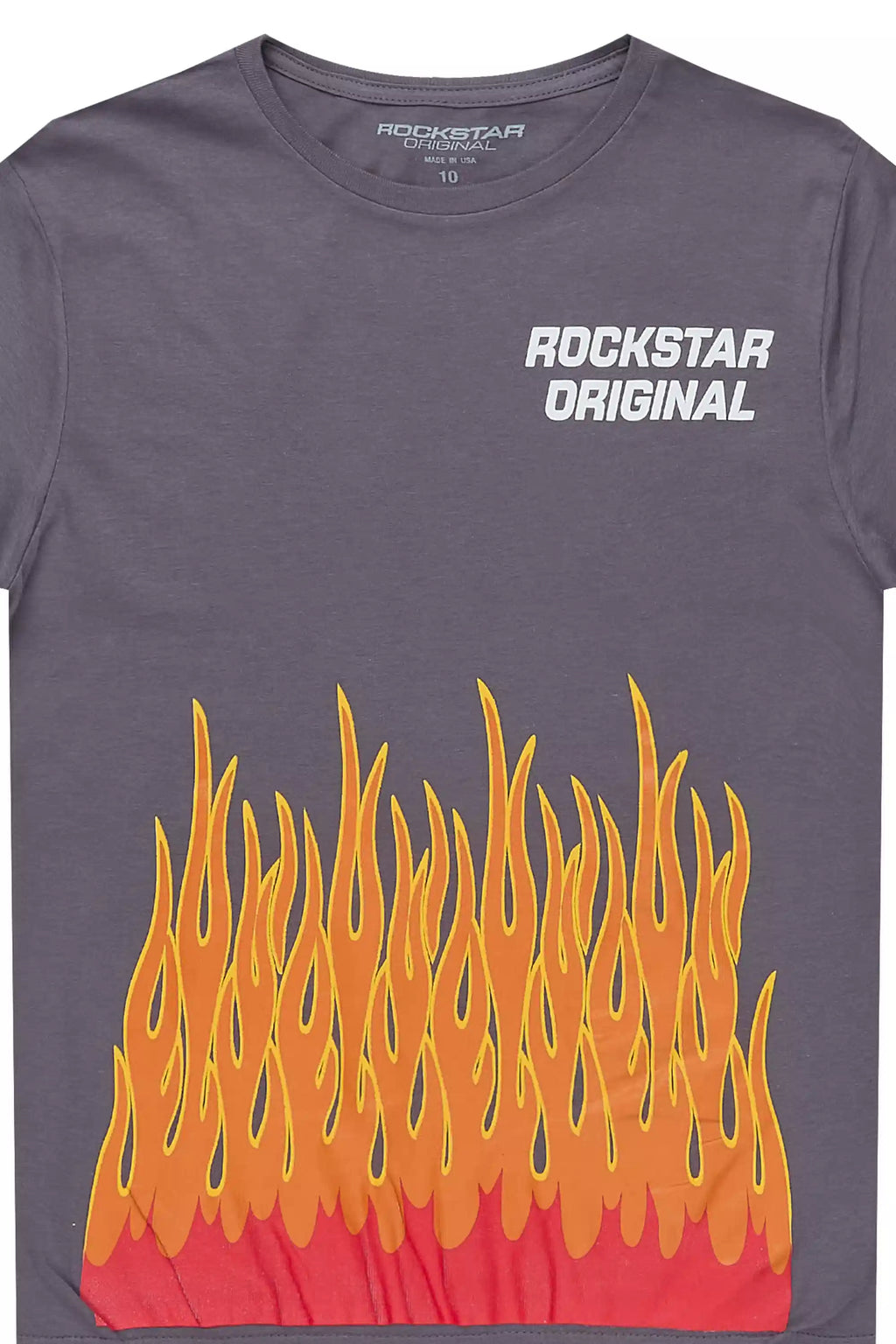 Boys Roeland Denim Blue Graphic T-Shirt