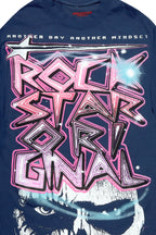 Krog Navy Oversized Graphic T-Shirt