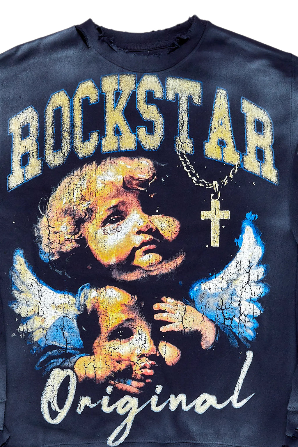 Deiter Navy Graphic Crewneck