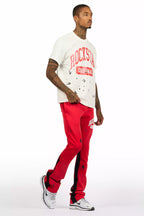 Rainer Red T-Shirt/Stacked Flare Track Set
