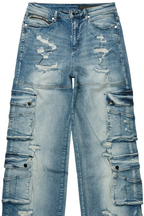 Keylor Blue Baggy Fit Jean