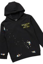 Boys Art Dist Black / Yellow  Stacked Track Set