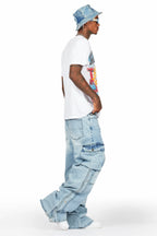 Kuiper Light Blue Baggy Fit Jean