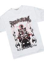 Deathrow White/Red T-Shirt/Stacked Flare Pant Set