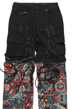 Boys Baatar Jet Black  Baggy Fit Jean