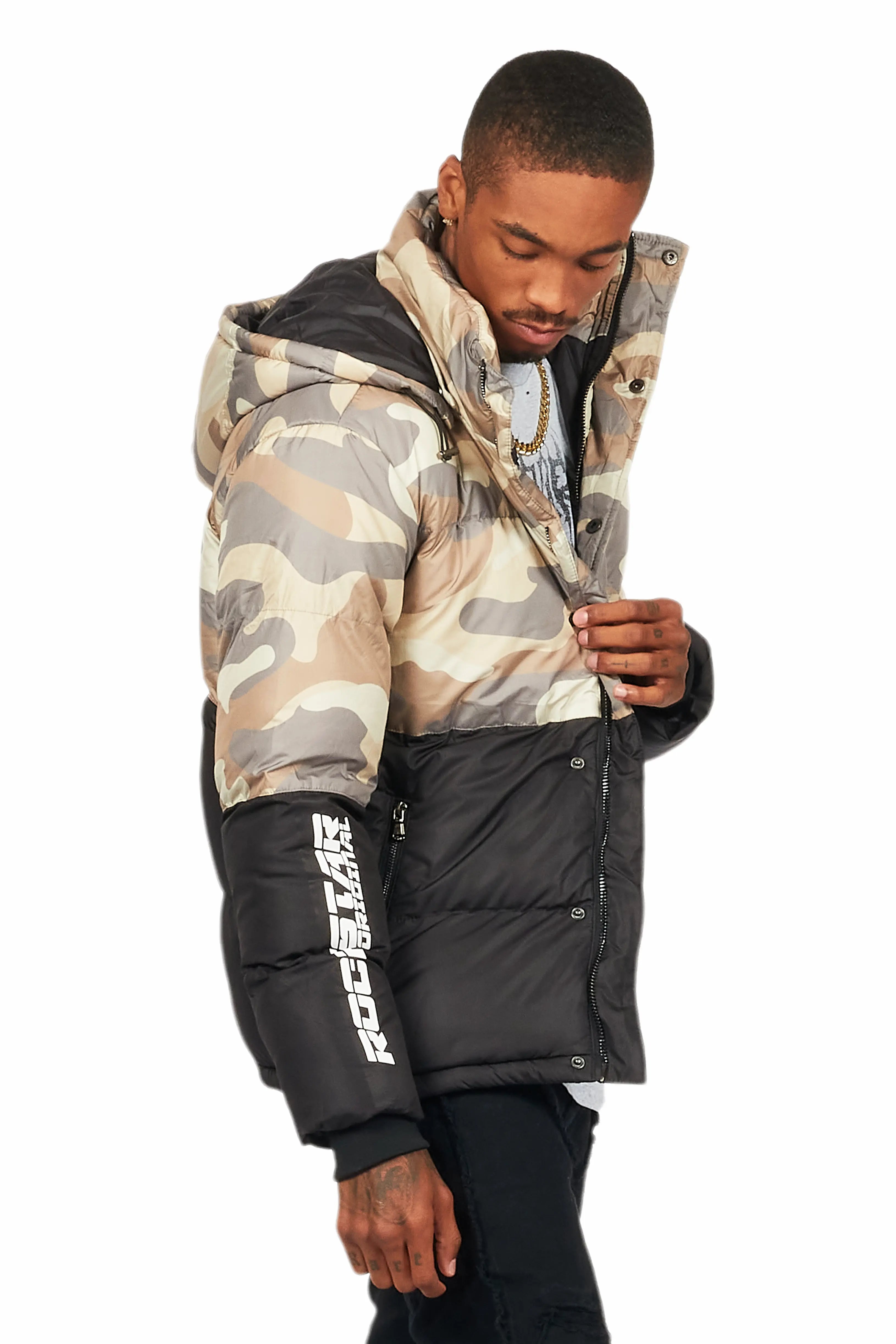 Jensen Camo Puffer Jacket