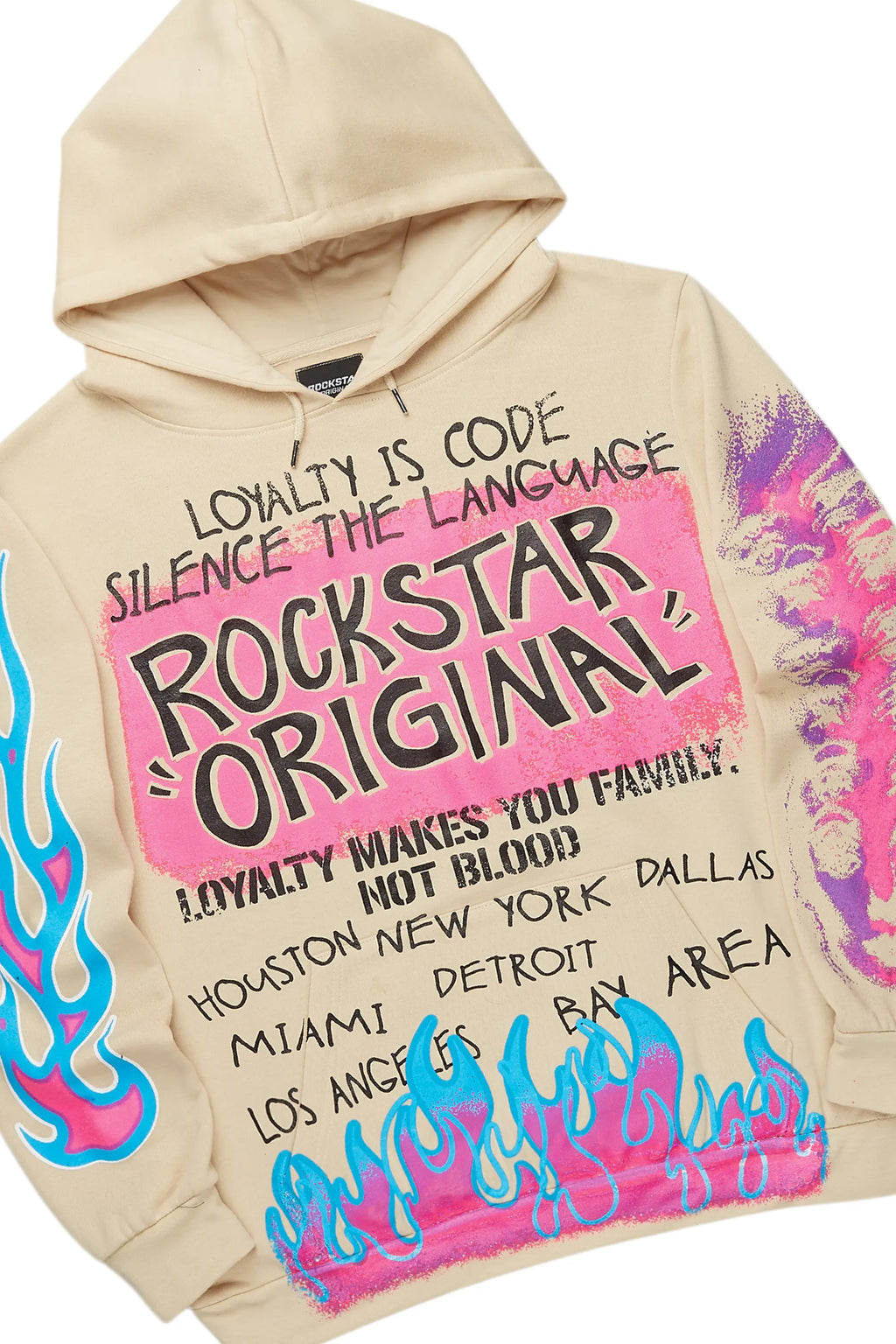 Beno Beige Hoodie/Baggy Track Pant Set