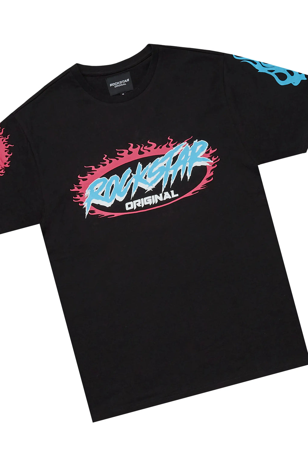 Boys Draven Black T-Shirt Short Set