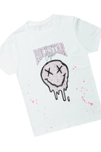 Girls Yanka White T-Shirt/Stacked Flare Jean Set