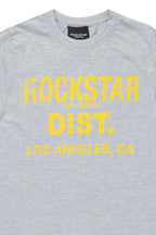 Boys Koen Grey/Yellow Graphic T-Shirt