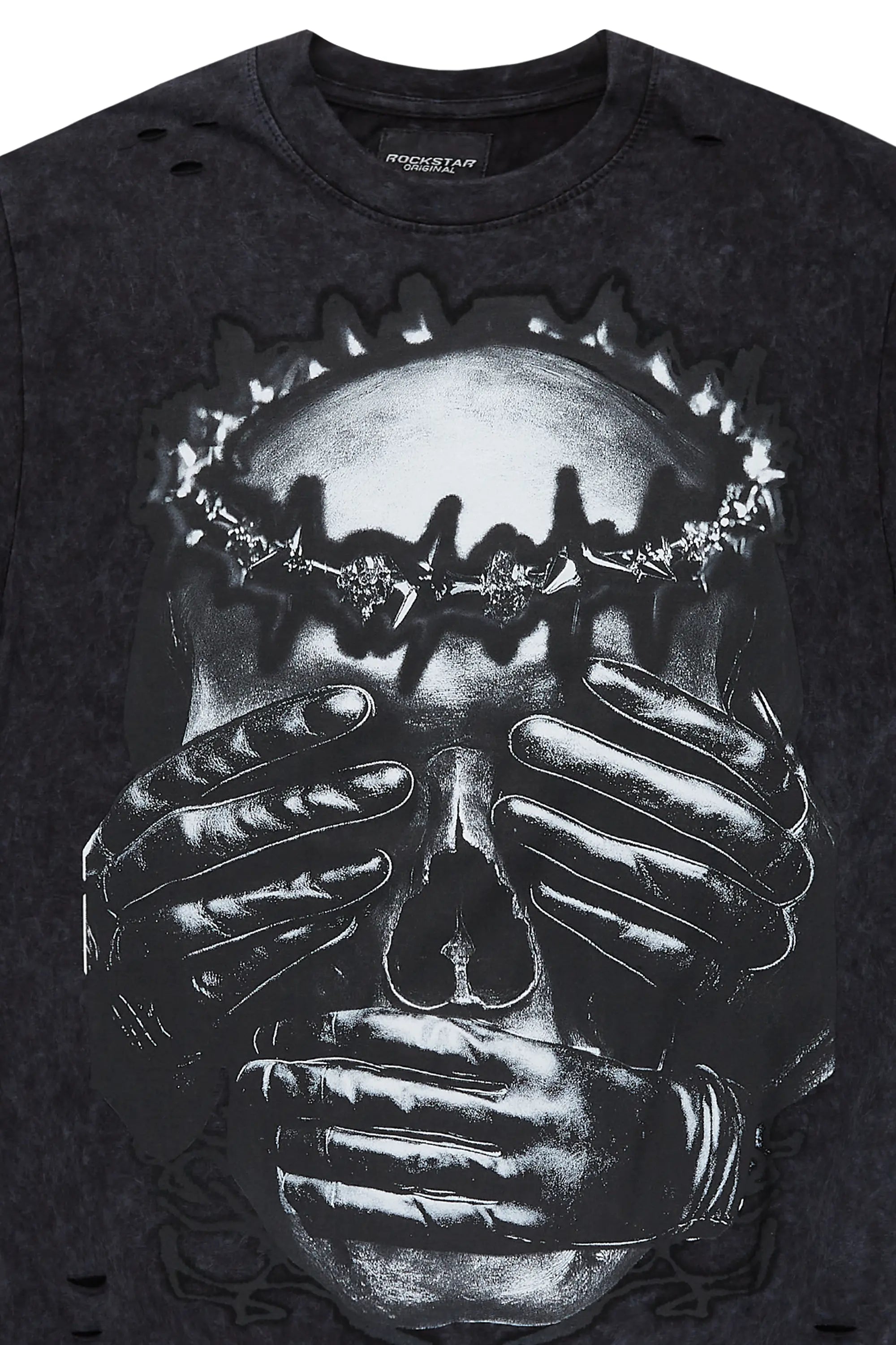 Eden Vintage Black Oversized Graphic T-Shirt