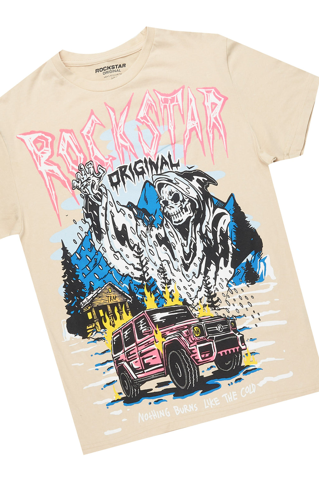 Kip Vintage Sand Graphic T-Shirt/Zierry Multi Tapestry Jean Bundle