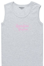 Girls Noir Heather Grey Tank Top
