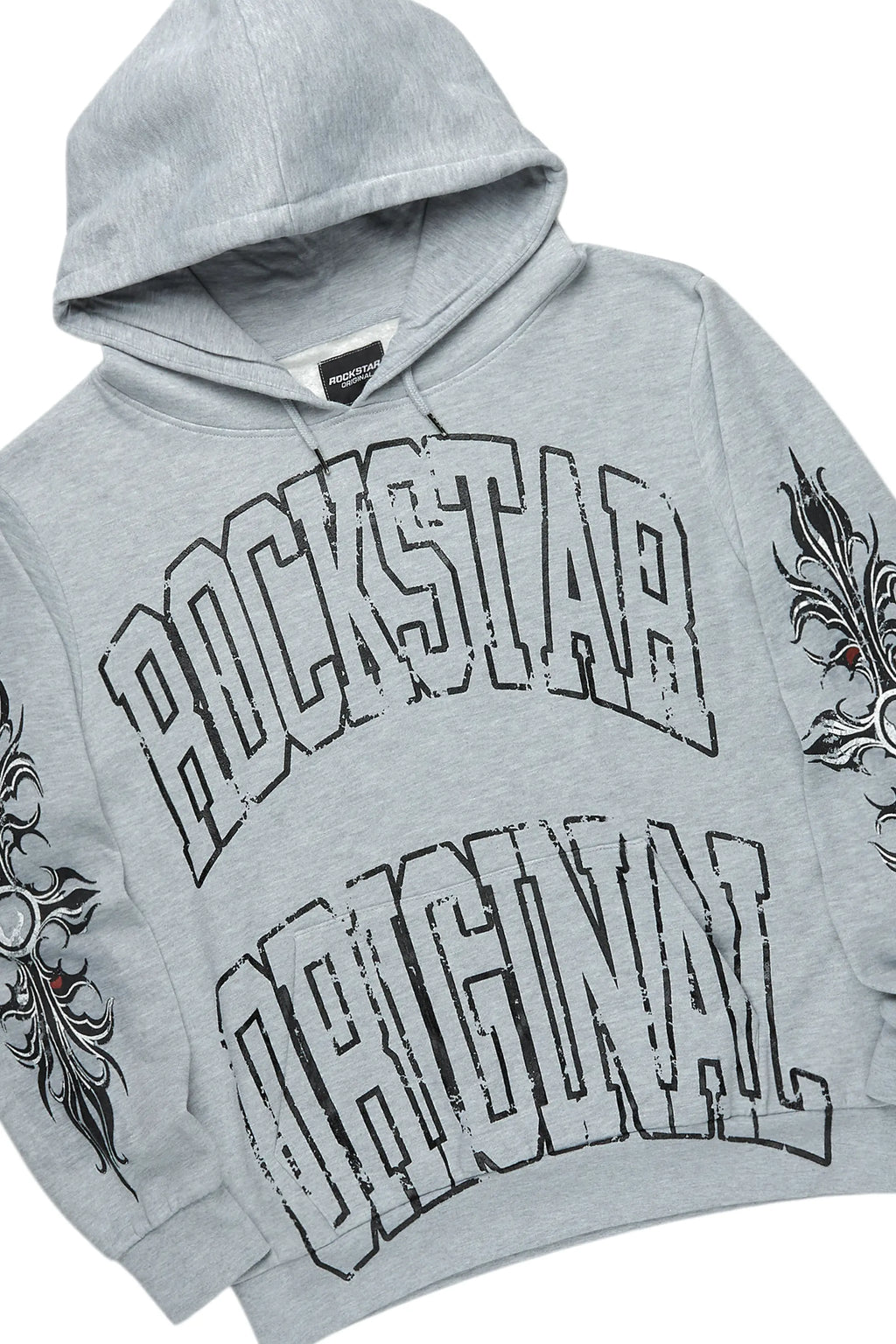 Akio Heather Grey Hoodie/Baggy Track Pant Set