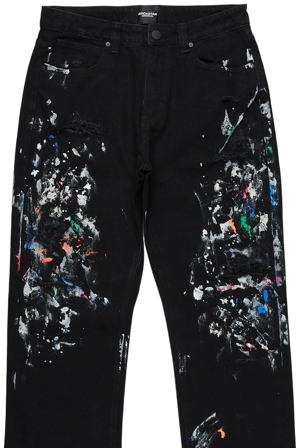 Zasha Black Painter Baggy Jean