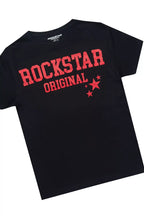 Boys Luton Red/Black T-Shirt/Mesh Short Set