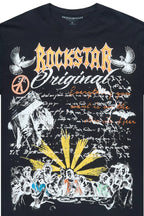 Super Sketch Black/Multi Oversized Graphic T-Shirt