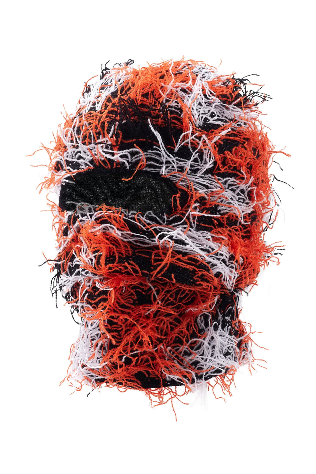 Seantee Orange/Black Fuzzy Ski Mask
