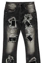 Boys Camden Grey Stacked Flare Jean