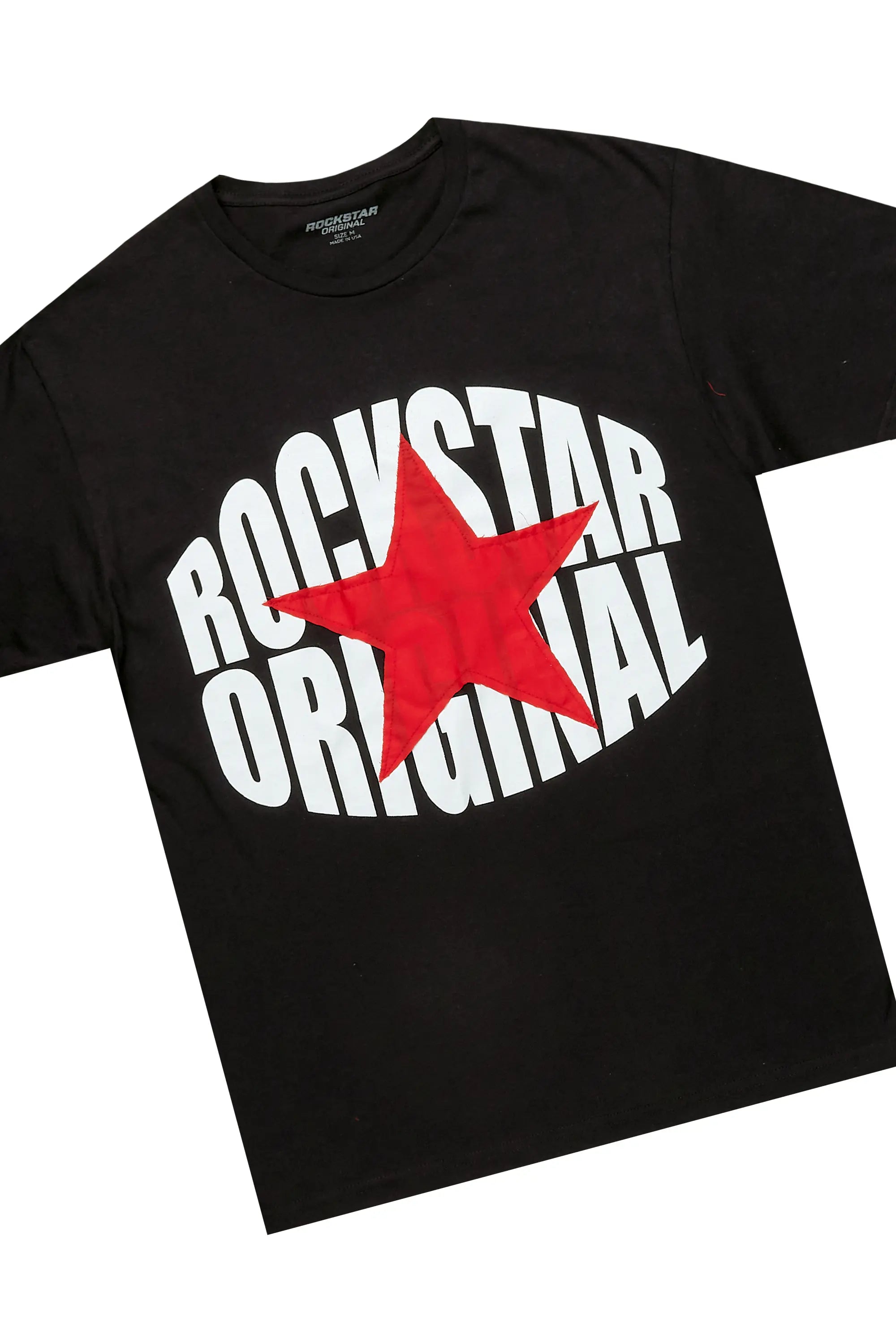 Edem Black/Grey T-Shirt Stacked Flare Jean Bundle