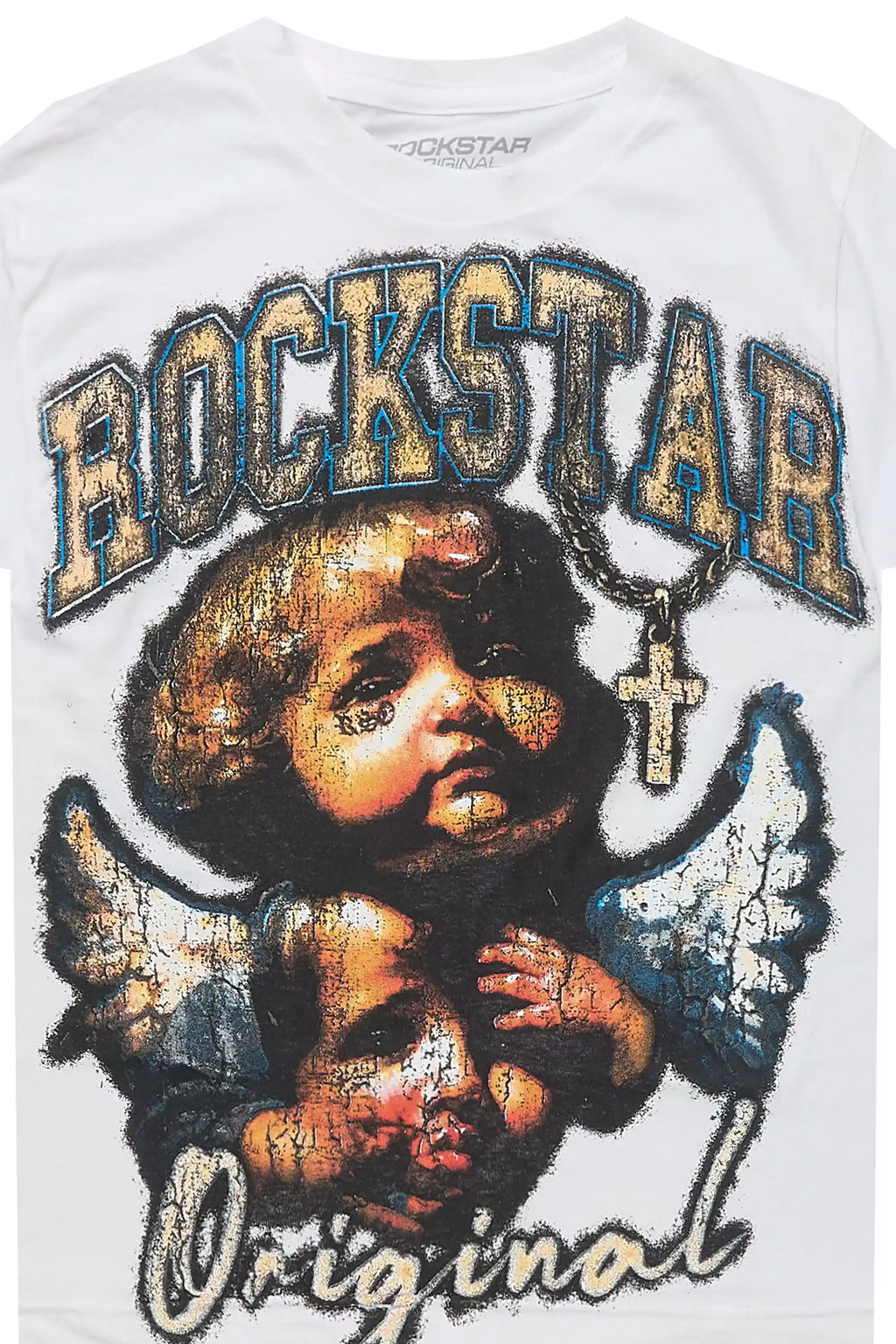 Boys Deiter White Graphic T-Shirt