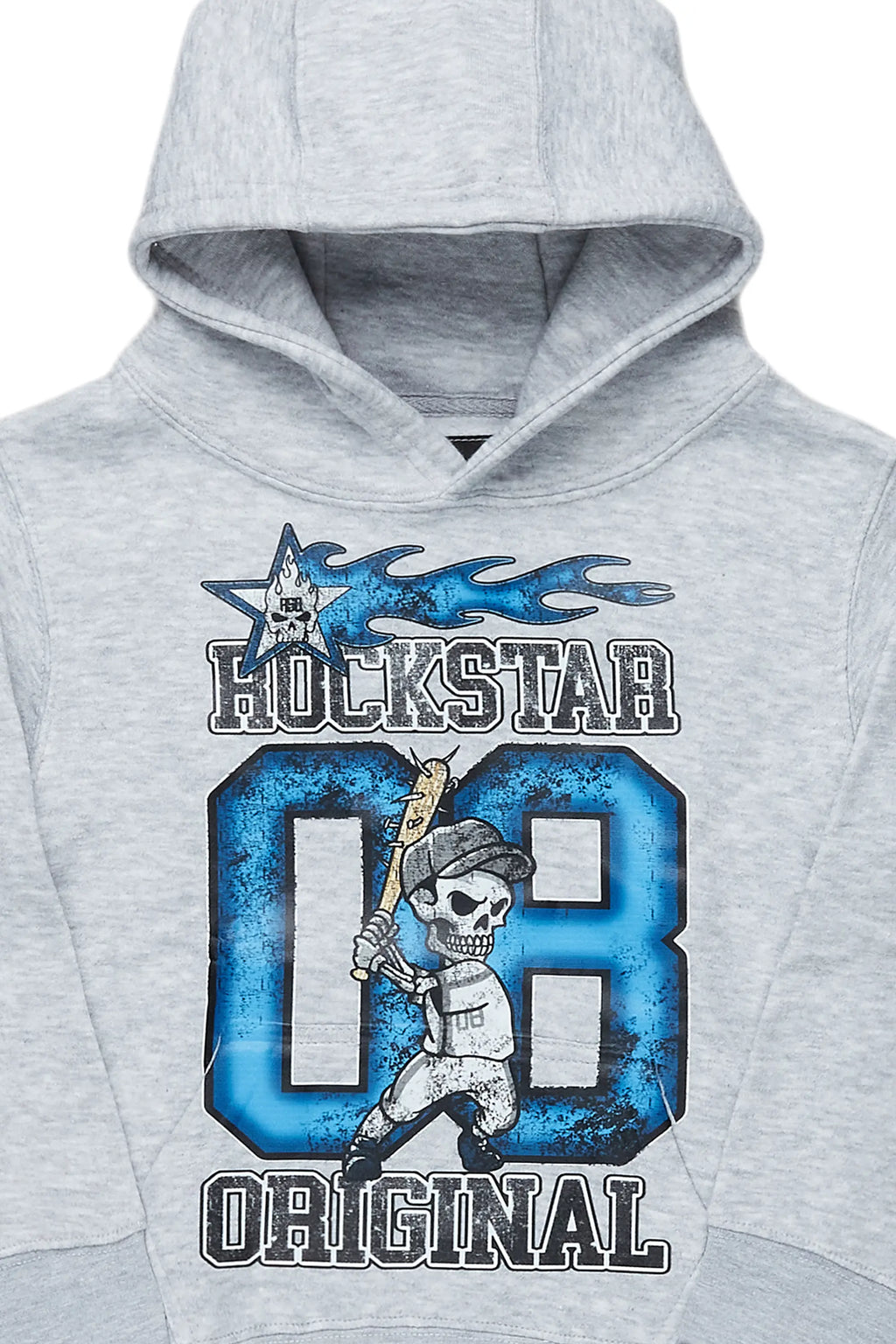 Boys Parr Grey Graphic Hoodie