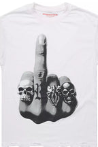 Ummar White Oversized Graphic T-Shirt