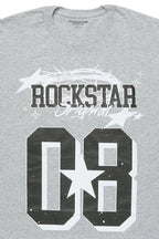 Boys Allstar Grey/Black Graphic Muscle T-Shirt