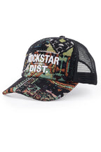 Tashyla Green Tapestry Trucker Hat