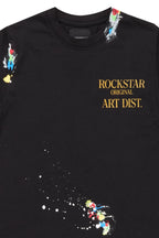 Boys Palmer Black/Yellow Graphic T-Shirt