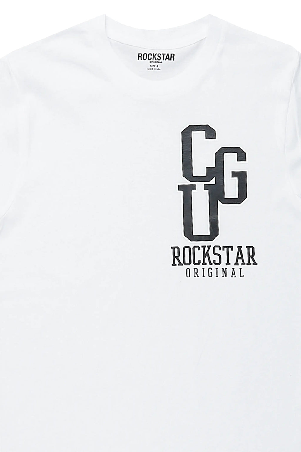 Boys Hanan White Graphic T-Shirt