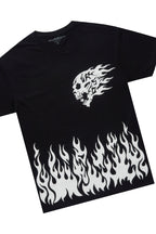 Bubble Black/White T-Shirt/Denim Short Set