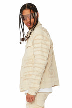 Shake Beige Denim Jacket