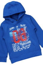 Boys Gabin Royal/Blue Multi Hoodie/Stack Flare Jean Set